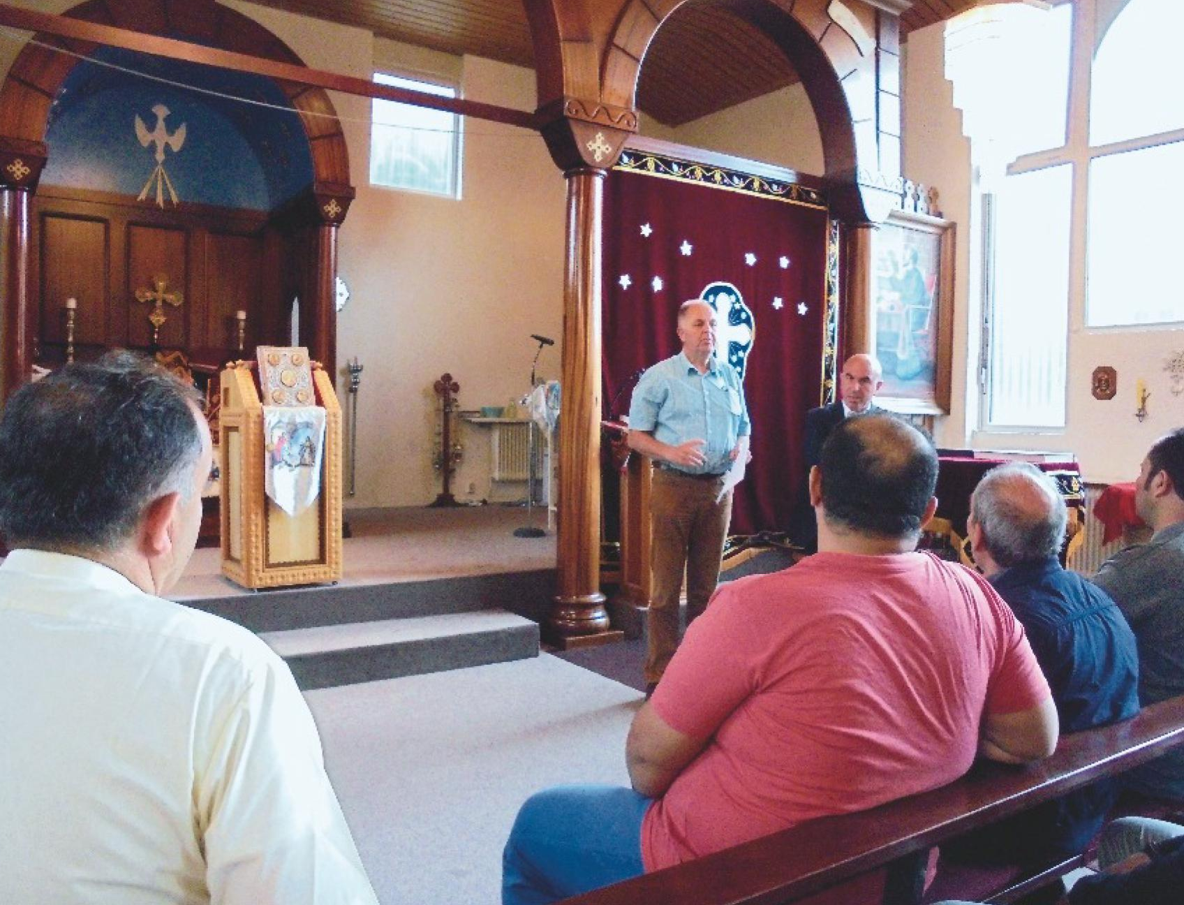 Bezoek aan de Syrisch Orthodoxe kerk aan de Tromplaan